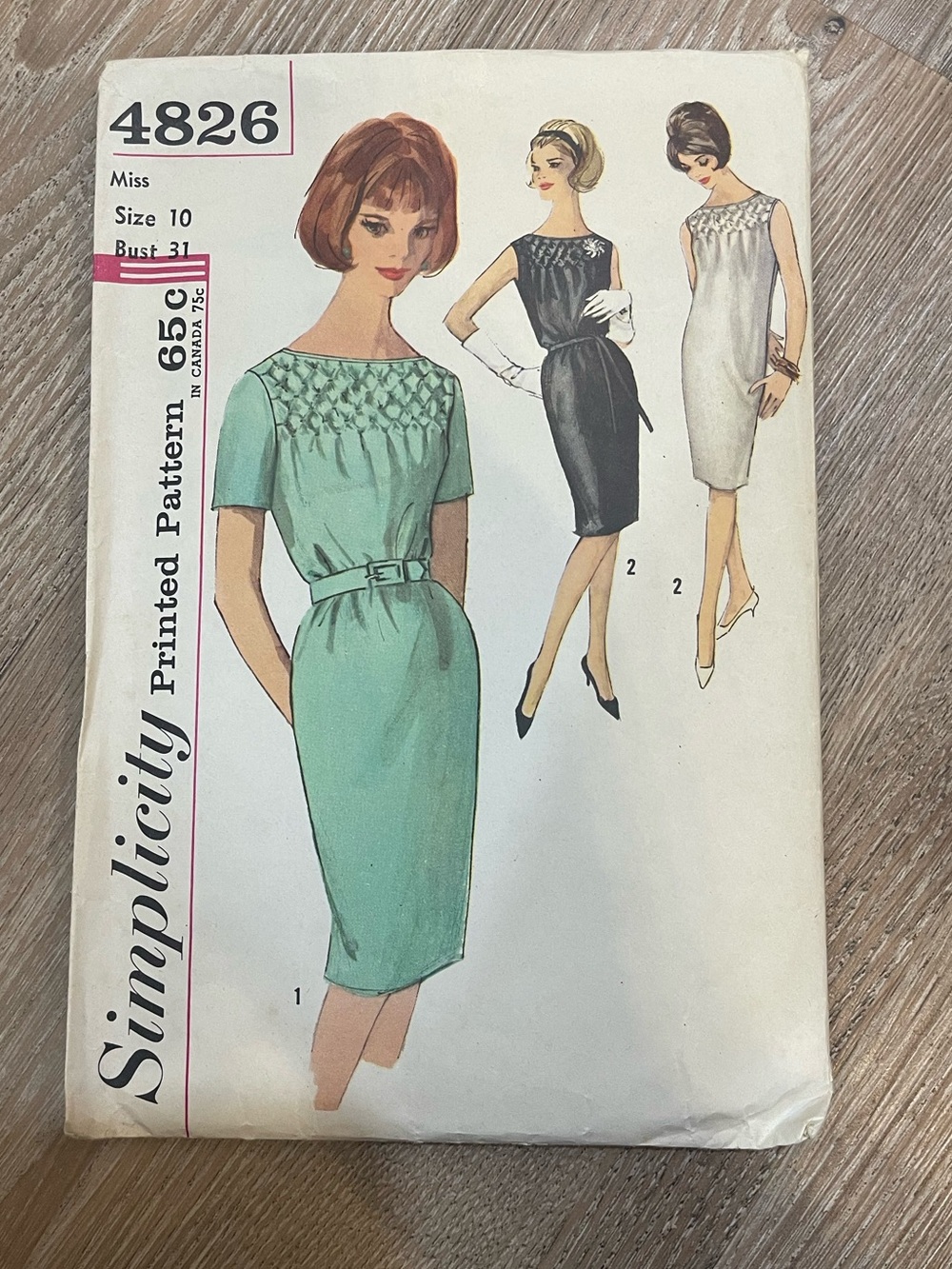 Simplicity Women's Sheath Dress Pattern - Vintage Style